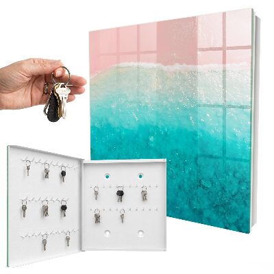Armario para llaves con diseño de playa de ensueño