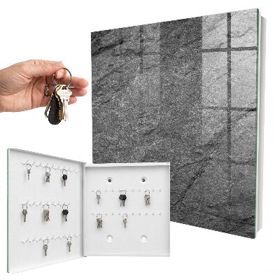 Armario para colgar llaves de color piedra gris