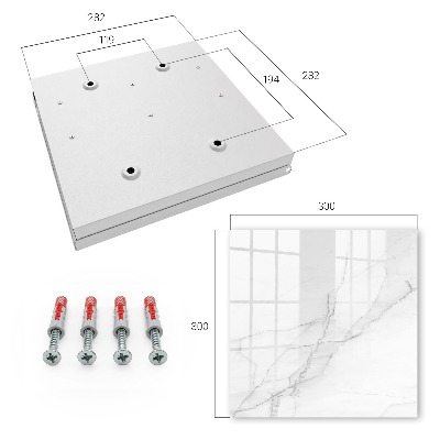 Caja para llaves diseño con acabado de mármol