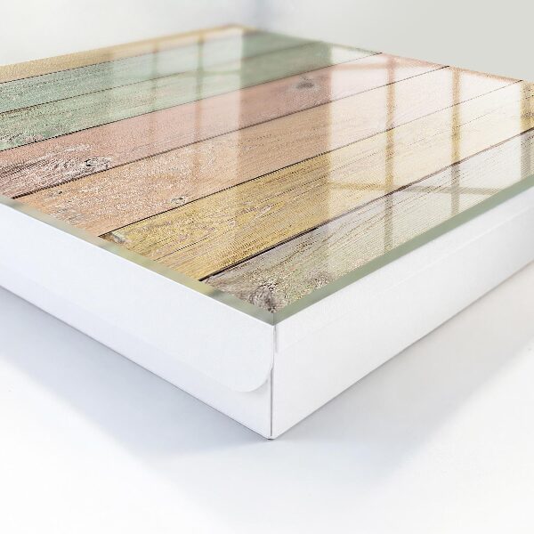 Caja para llaves de diseño con pizarras en colores pastel