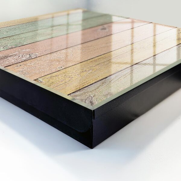 Caja para llaves de diseño con pizarras en colores pastel