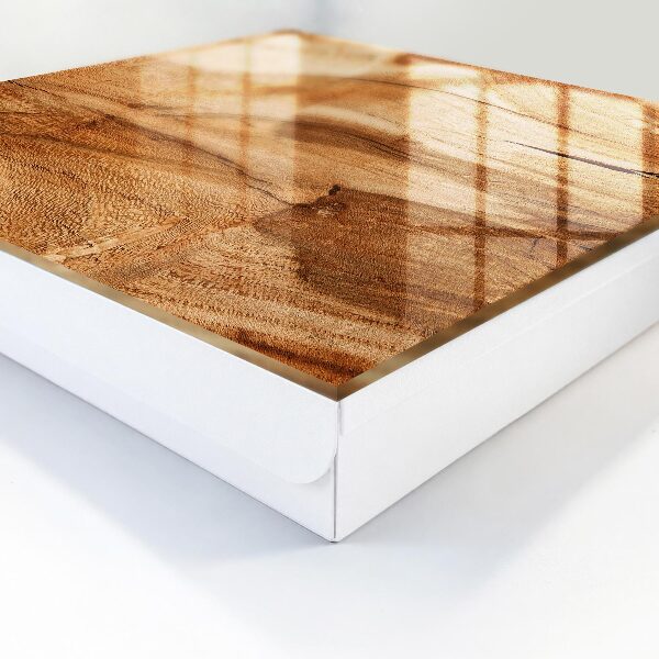 Caja para llaves con textura de madera
