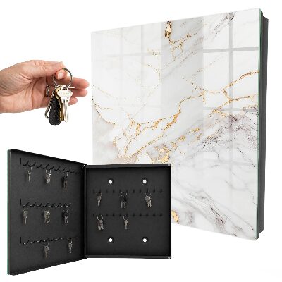Armario para llaves con diseño de piedra elegante