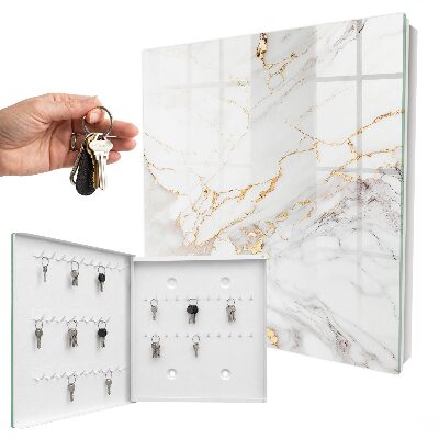 Armario para llaves con diseño de piedra elegante