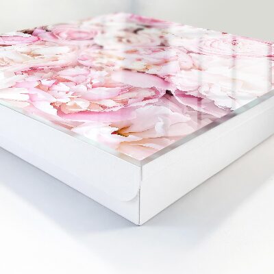 Armario para llaves con diseño de flores en tonos pastel