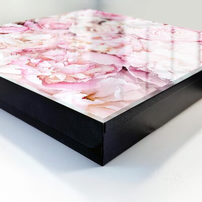 Armario para llaves con diseño de flores en tonos pastel