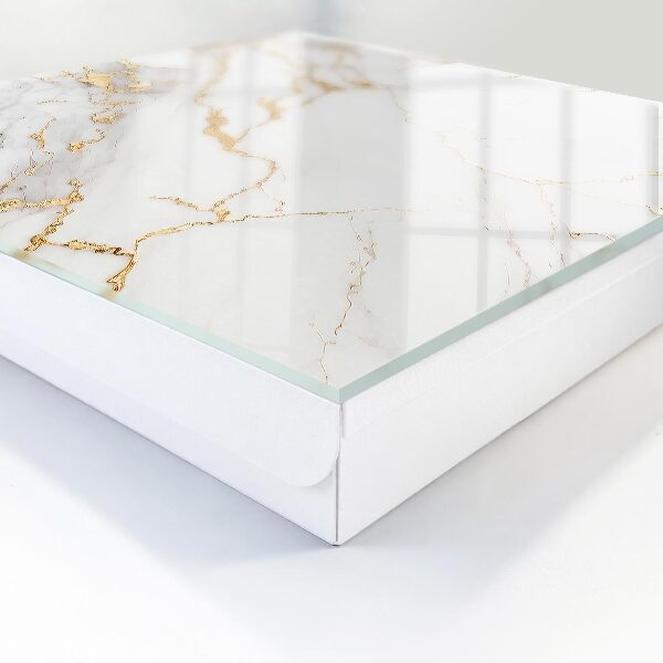 Caja para llaves con diseño de mármol