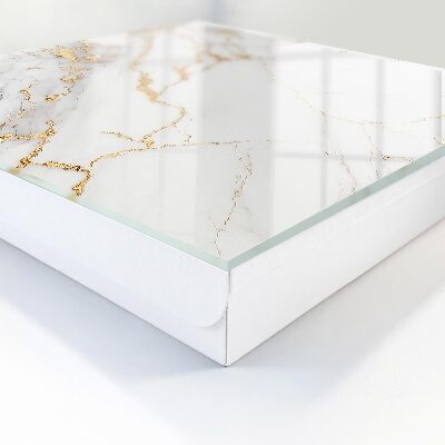 Caja para llaves con diseño de mármol