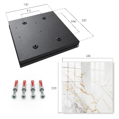 Caja para llaves con diseño de mármol