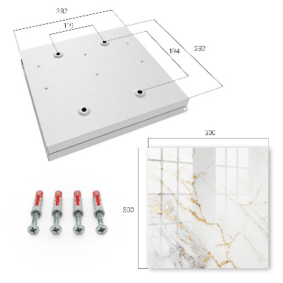 Caja para llaves con diseño de mármol