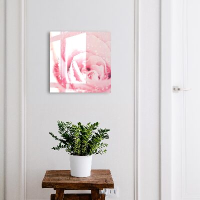 Armario para colgar llaves diseño en color rosa delicadeza