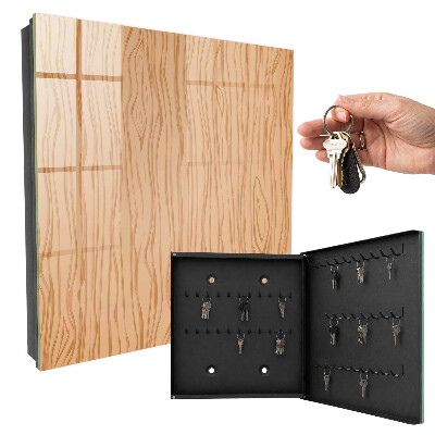 Caja para llaves con textura de madera
