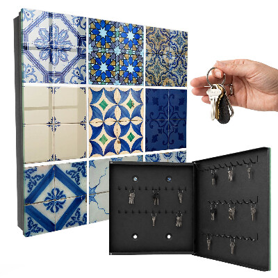 Armario para llaves con diseño de azulejos
