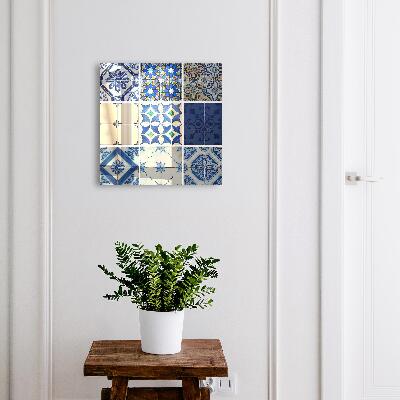 Armario para llaves con diseño de azulejos