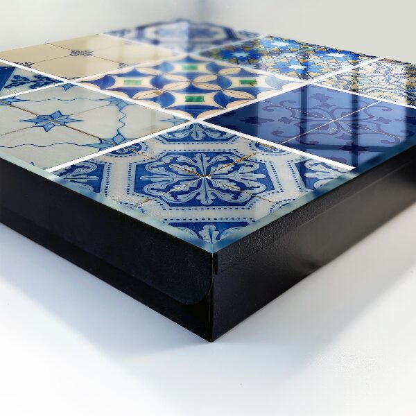 Armario para llaves con diseño de azulejos
