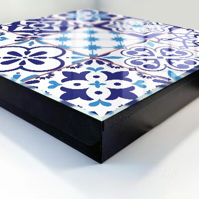 Armario para llaves con diseño de patrones geométricos