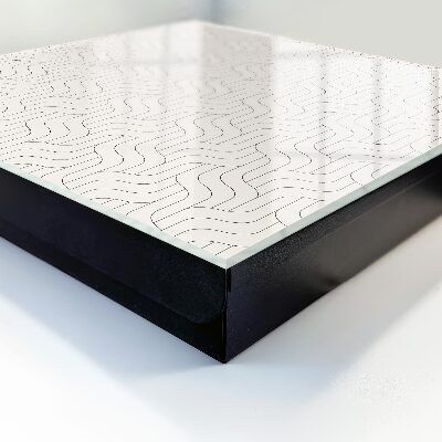 Caja para llaves con diseño de patrón geométrico