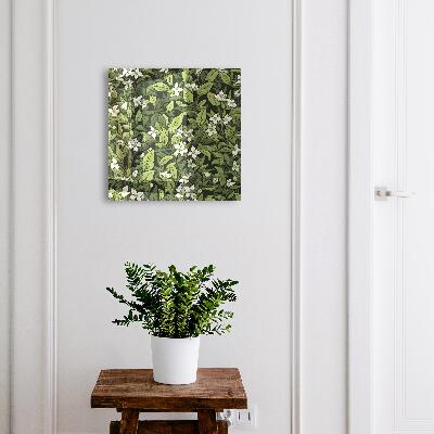 Caja para llaves con diseño de motivo vegetal