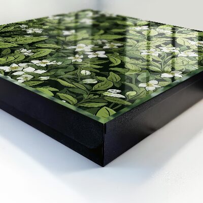 Caja para llaves con diseño de motivo vegetal