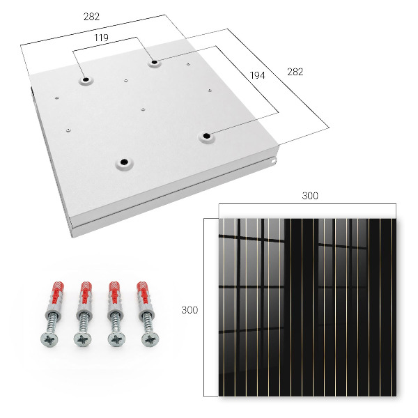 Caja para llaves diseño de líneas finas