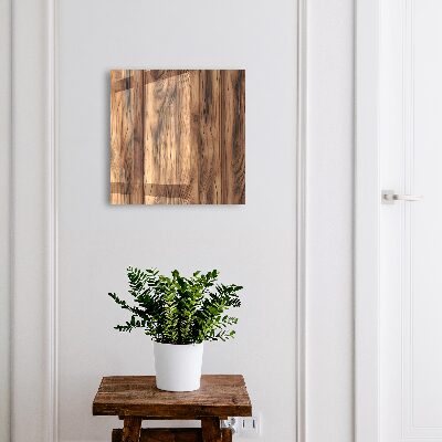 Armario para llaves con acabado en textura de madera