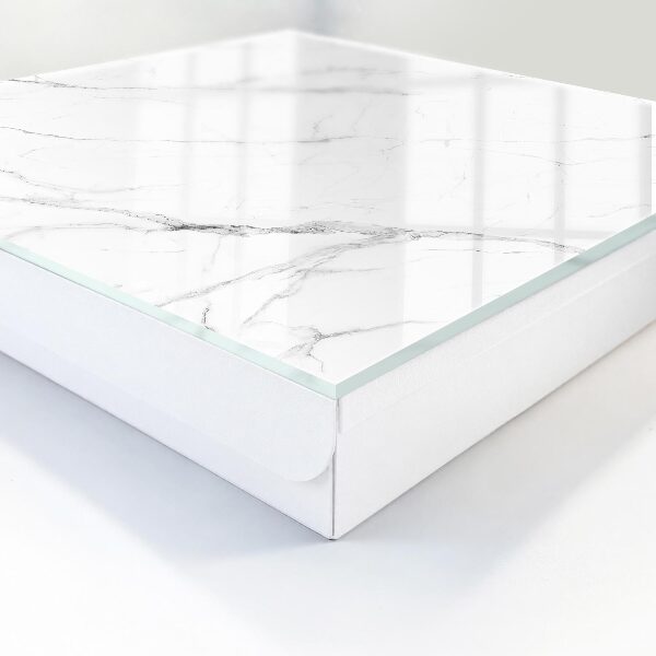 Caja para llaves con diseño de textura de mármol