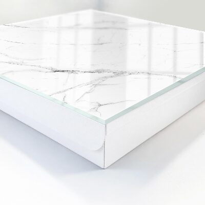 Caja para llaves con diseño de textura de mármol