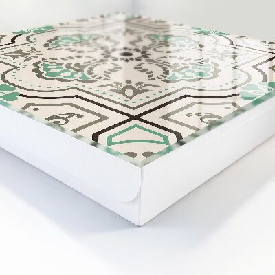 Caja para llaves con diseño geométrico decorativo