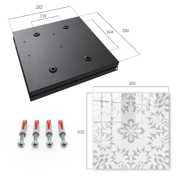 Caja para llaves diseño de simetría elegante