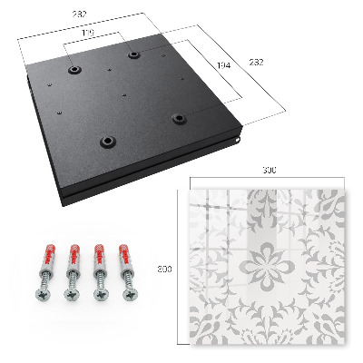 Caja para llaves diseño de simetría elegante