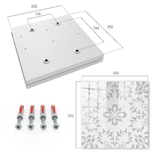 Caja para llaves diseño de simetría elegante