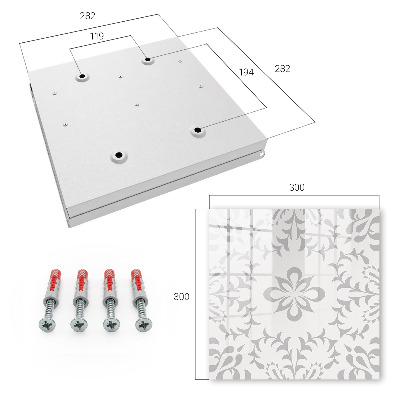 Caja para llaves diseño de simetría elegante
