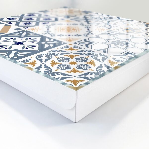 Armario para llaves con diseño de patrones de azulejos