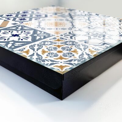 Armario para llaves con diseño de patrones de azulejos