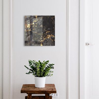 Caja para llaves de mármol negro