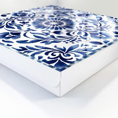Caja para llaves con diseño de adorno floral