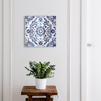 Caja para llaves con diseño de adorno floral