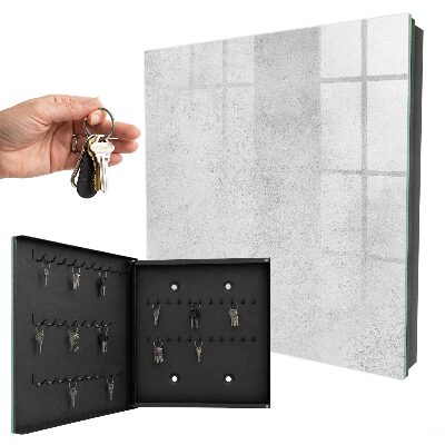 Caja para llaves de textura gris