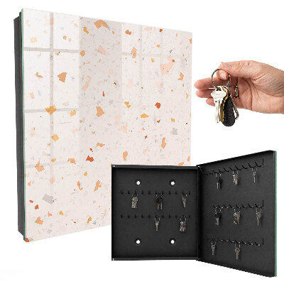 Caja para llaves con diseño de mosaico elegante