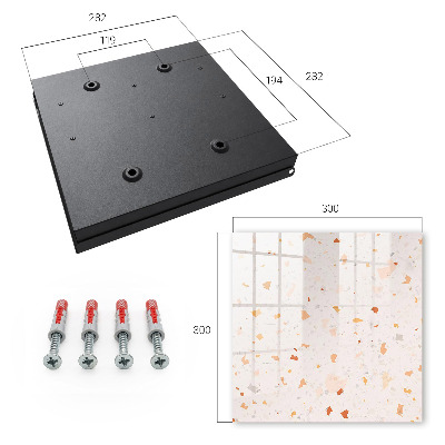 Caja para llaves con diseño de mosaico elegante