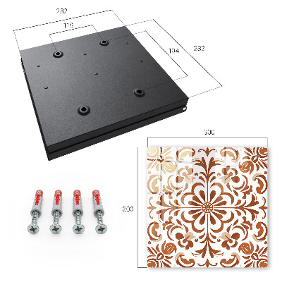 Armario para llaves con diseño decorativo