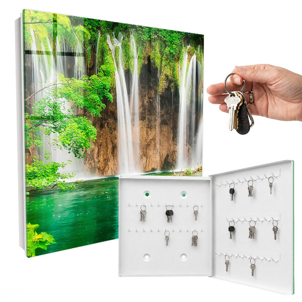 Armario para llaves diseño cascada verde