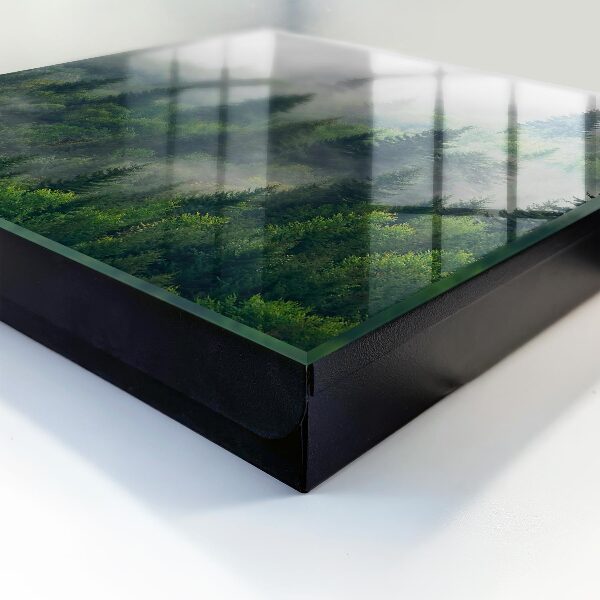 Caja para llaves diseño de bosque brumoso