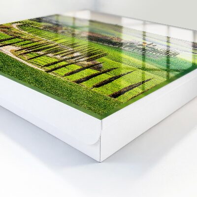 Armario para llaves diseño de paisaje toscano