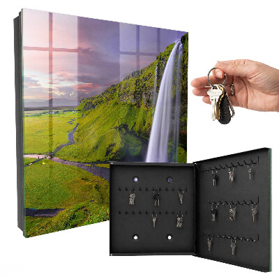 Caja para llaves diseño de cascada de montaña