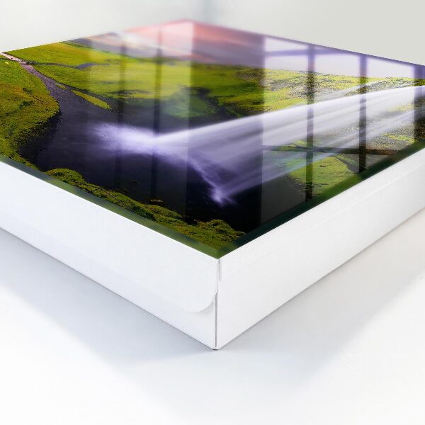 Caja para llaves diseño de cascada de montaña