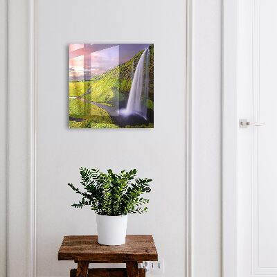 Caja para llaves diseño de cascada de montaña