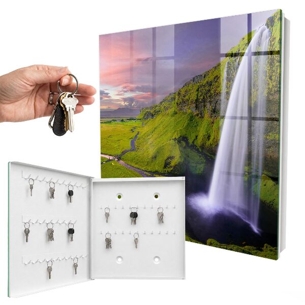 Caja para llaves diseño de cascada de montaña