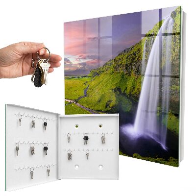 Caja para llaves diseño de cascada de montaña
