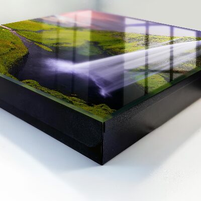 Caja para llaves diseño de cascada de montaña